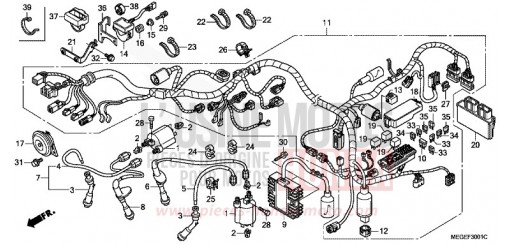 KABELBAUM (ABS) VT750CSA de 2010